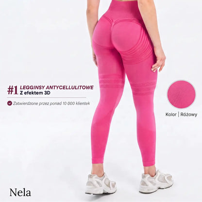 Nela - Legginsy antycellulitowe 3D z mikromasażem