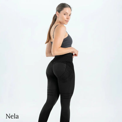 Nela - Legginsy antycellulitowe 3D z mikromasażem