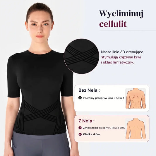 Koszulka modelująca 3D | Nela